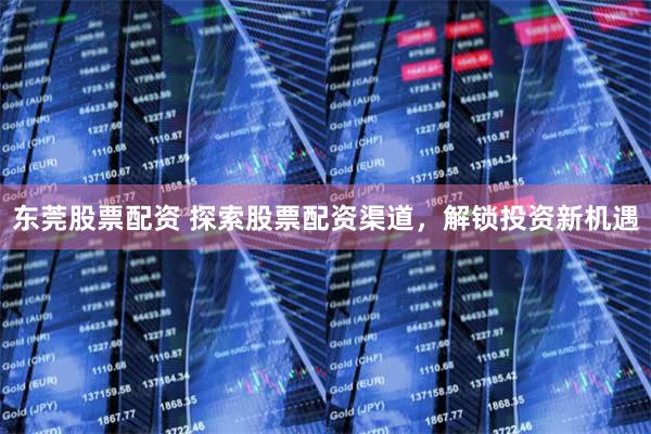 东莞股票配资 探索股票配资渠道，解锁投资新机遇